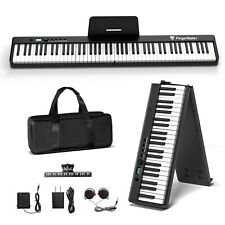 Portable Piano Keyboard, Semi-Weighted Folding Digital Piano 88 Key, Full Siz... picture