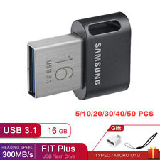 5-50PCS Samsung FIT Plus UDisk 16GB USB 3.1 Flash Drive Memory Thumb Stick a Lot picture