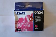 Epson 202XL Magenta High Yield Ink Cartridge T202XL320 Genuine NEW DAMAGED BOX picture