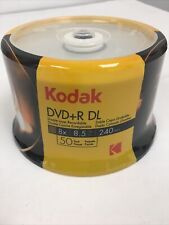 KODAK 8X Blank DVD+R DL Dual Double Layer 8.5GB 240 Min Disc 50 pack picture