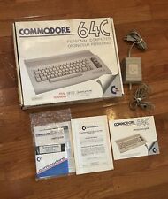 Commodore 64c Computer CIB System Tested 1980s C64c Fully Complete picture