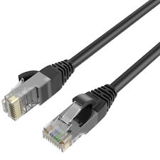 QualGear Cat 6 High-Speed Ethernet Cable - Black, Outdoor picture