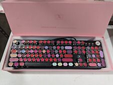 K520 Lipstick Real Mechanical Keyboard Retro Laptop Desktop Keyboard - 104 Keys picture
