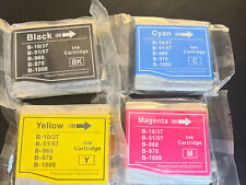 4 pack Ink cartridge B-10 B-37 , B-51 B-57 , B-960, B-970, B-1000 New In Package picture