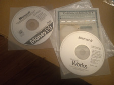 Microsoft Works Version 4.5a CD-ROM Disc w/COA & Microsoft Money 99 Disc picture