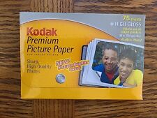 Kodak Premium Picture Paper 4X6 High Gloss 75 Sheets Sealed Never Used Brand New picture
