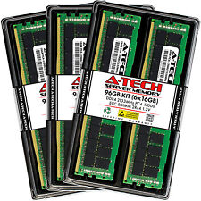 A-Tech 96GB 6x 16GB 2Rx4 PC4-17000R DDR4 2133MHz ECC REG RDIMM Server Memory RAM picture