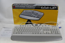 Mitsubishi Diamond Touch 6511-UP PC Computer Keyboard - PS2 Plug - RETRO Vintage picture