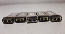 Lot of (5) Cisco X2-10G-LRM X2 Fiber Transceivers Tested picture