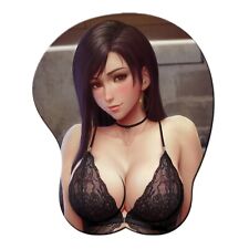 Sexy Tifa Lockhart Anime Silicone Mousepad Cartoon Top 3D Gaming Mouse Pad picture