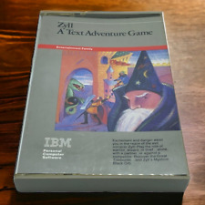 1984 Zyll IBM A Text Adventure Game Complete w/Case Manual Floppy picture