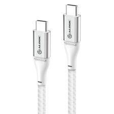 O-Alogic 30cm Super Ultra USB 2.0 USB-C to USB-C Cable  5A/480Mbps Silver picture
