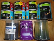 Huge Lot of Recordable Discs - 350 DVD-R & 350 CD-R - HP, Philips, Nexxtech -NEW picture