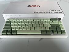 GMK67 Mechanical Hot Swappable Keyboard Cream Switch RGB Gaming 65% - Matcha picture