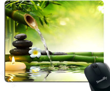 Smooffly Nature Gaming Mouse Pad,Spa Stones in Garden with Flow Water Mouse Pad picture