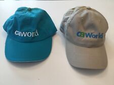 Bundle of Two CA World Baseball Caps - RARE and UNUSUAL picture