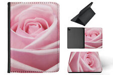 CASE COVER FOR APPLE IPAD|CUTE PINK FLOWER ROSE ZOOMED picture