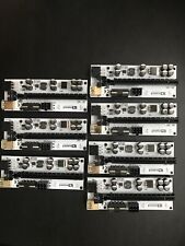 (7x) GPUrisers.com 8 Capacitor PCIe Risers picture