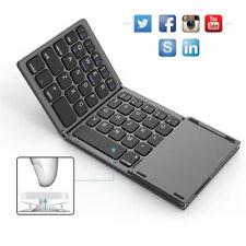 Bluetooth Keyboard Portable Tri-folding Fit for IOS android Low Latency US picture