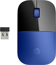 HP Z3700 Wireless Mouse Blue/Glossy Black 7UH87AA  Genuine USA Seller picture