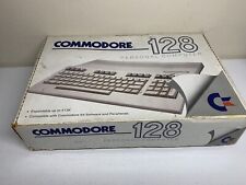 Commodore128 Computer w/original box/cords/disk -turns On- Untested picture