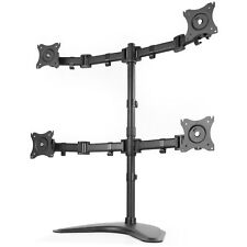VIVO Quad Monitor Mount Adjustable Desk Stand for Holds 4 LCD Screens up to 27