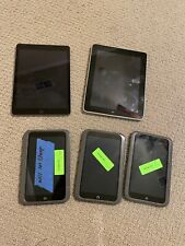 Apple iPad 5 A1822 32GB A1219 Black 1st Generation 16GB Nook bntv400 Lot of 5 picture