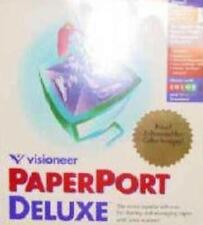 PaperPort 5 Deluxe PC CD scan paper documents convert image to editable text OCR picture