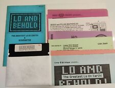 Apple II LO & BEHOLD 1985 by Richard Dlugo - Manual Floppy Ringmaster RARE Disk  picture
