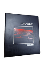 Vintage Early 80's Oracle Software 3 Ring Binder Relational Database Management picture