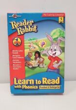 Reader Rabbit Learn to Read with Phonics Preschool & Kindergarten New Sealed picture