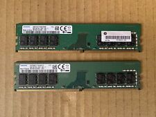 LOT 2 SAMSUNG 8GB 1RX8 PC4-2400T DDR4 M378A1K43CB2-CRC DESKTOP C3-10(25) picture
