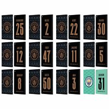 MAN CITY FC 2020/21 PLAYERS AWAY KIT GROUP 2 LEATHER BOOK CASE FOR AMAZON FIRE picture