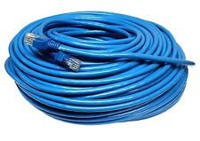 2 X 50' FT Feet CAT6 CAT 6 RJ45 Ethernet Network LAN Patch Cable Cord  - Blue picture