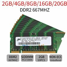 Micron 16GB 8GB 4GB 2GB DDR2 667MHz PC2-5300 200Pin SODIMM Laptop Memory RAM LOT picture