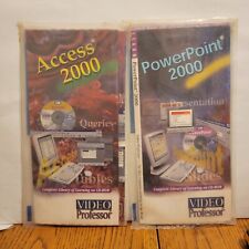 Video Professor Learn How To PC CD-ROMS LOT ~ PowerPoint 2000 & Access NEW picture