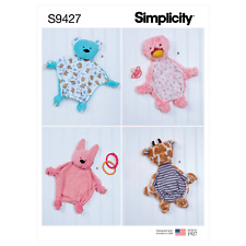 Simplicity Sewing Pattern S9427 Sensory Soft Blanket Animals picture