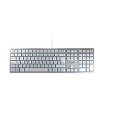 Cherry KC 6000 SLIM PC / Mac, Keyboard German layout - QWERTZ silver picture