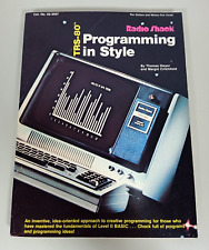 Vintage 1980 Radio Shack TRS-80 Programming in Style 62-2067 Dwyer Critchfield picture