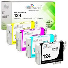 4PK for Epson T124 Ink Cartridges for Workforce 320 NX230 NX420 NX430 Lot picture