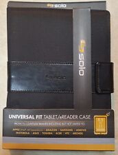Solo Universal Tablet Case, Black,  Fits 8.5