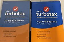 ⚡️2018 Turbo Tax Home & Business  Windows Mac CD Federal & State🆕Damaged Case⚠️ picture