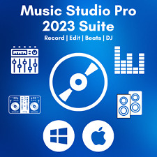 Music Studio PRO 2023 Record, Edit, DJ, Beat Making & Production Software CD picture