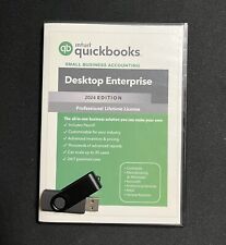 INTUIT QUICKBOOKS ENTERPRISE 2024 FULL DVD RETAIL BOX VERSION LIFTIME LICENSE picture