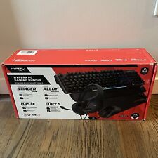 Brand New - HyperX PC Gaming Bundle w/ Keyboard, Mouse, Mouse Pad & Headphones picture