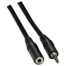 25ft Black 3.5mm Male to 3.5mm Female Stereo Audio Cable - Black picture