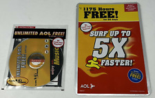 2 AOL America Online Mailer Promo Promotional Software CD Discs New Sealed picture