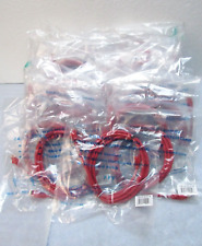 [Lot of 49] CP Technologies 7' Red Cat5e Booted UTP Patch Cord [EP] picture