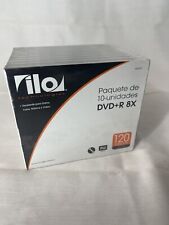 ilo DVD+R 8X 10 Sealed Vintage Blank DVD Disc New/Old Stock picture