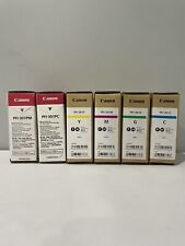 Canon PFI-301 set of 6 Ink tank G/Y/M/C/PC/PM for ImagePROGRAF 8100 9100 New picture